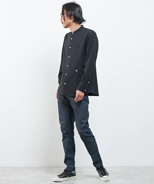 MEN'S MELROSE（メンズメルローズ）の「【WEB限定】ハイパーツイルストレッチ5ポケットパンツ（チノパンツ・メンズ・ネイビー/ホワイト/ベージュ/ブラック・3/5/4/2）」の17枚目の写真