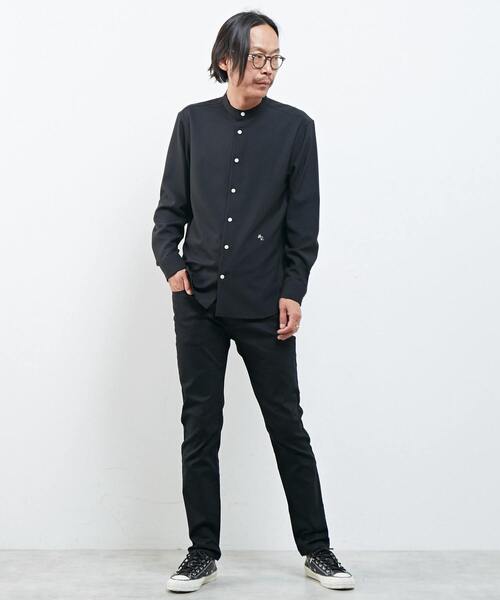 MEN'S MELROSE（メンズメルローズ）の「【WEB限定】ハイパーツイルストレッチ5ポケットパンツ（チノパンツ・メンズ・ネイビー/ホワイト/ベージュ/ブラック・3/5/4/2）」の18枚目の写真