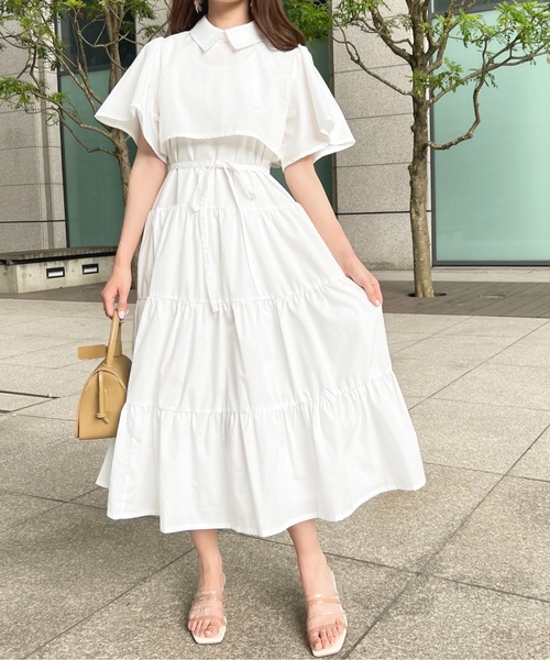 ティアードワンピース【ZOZOTOWN限定アイテム】（ワンピース）｜apres