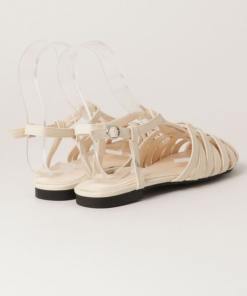 Shelly island（シェリーアイランド）の「グルカサンダル（サンダル・レディース・ホワイト/ブラック・M/L）」の17枚目の写真