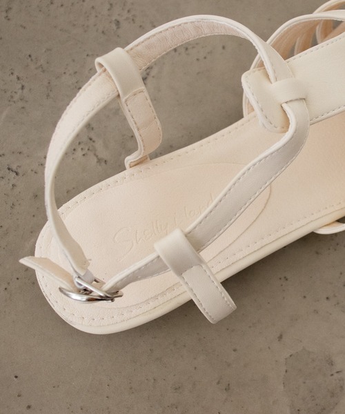 Shelly island（シェリーアイランド）の「グルカサンダル（サンダル・レディース・ホワイト/ブラック・M/L）」の13枚目の写真