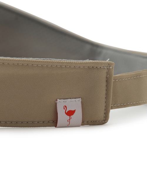 JUN&ROPE'（ジュンアンドロペ）の「ラインストーンロゴ　ツイルサンバイザー（サンバイザー・レディース・ホワイト/ブラック/ベージュ/ライトグリーン・FREE）」の8枚目の写真