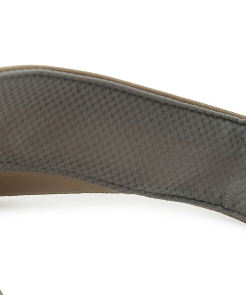 JUN&ROPE'（ジュンアンドロペ）の「ラインストーンロゴ　ツイルサンバイザー（サンバイザー・レディース・ホワイト/ブラック/ベージュ/ライトグリーン・FREE）」の7枚目の写真