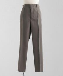 LOEFF | ＜LOEFF＞W ギャバ ピンタック テーパードパンツ(スラックス)