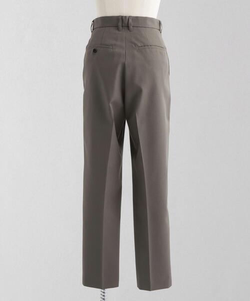 LOEFF（ロエフ）の「＜LOEFF＞W ギャバ ピンタック テーパードパンツ（スラックス・レディース・オリーブ/ダークグレー・1/2/0）」の4枚目の写真