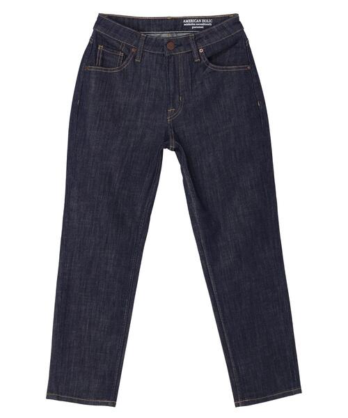 AMERICAN HOLIC(アメリカンホリック)の「【WEB限定】テーパードデニム(-3cm)(デニムパンツ・レディース・ブラック/ワンウォッシュ/ライトインディゴブルー・XS/L/M/XL/S)」の10枚目の写真