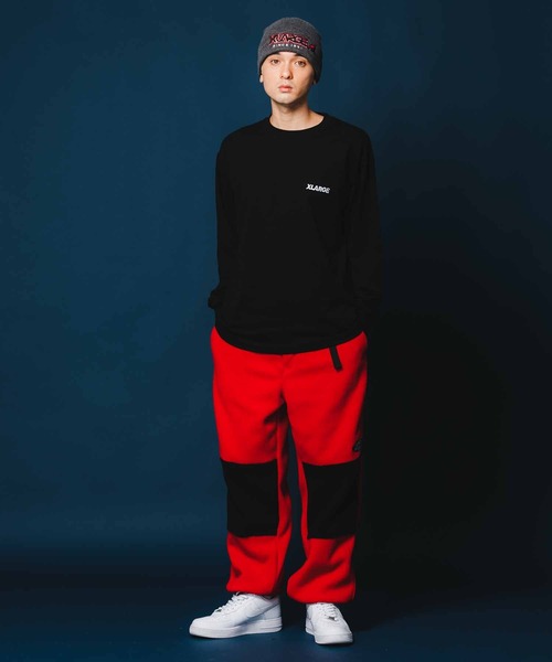 XLARGE（エクストララージ）の「PANELED FLEECE PANTS（その他パンツ・メンズ・ネイビー/グリーン/ブラック/レッド・XL/S/L/M）」の15枚目の写真