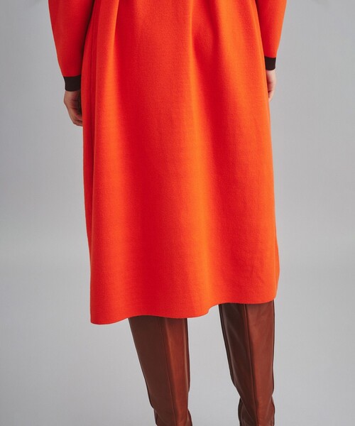 Diagram（ダイアグラム）の「バイカラー襟付ニットワンピース