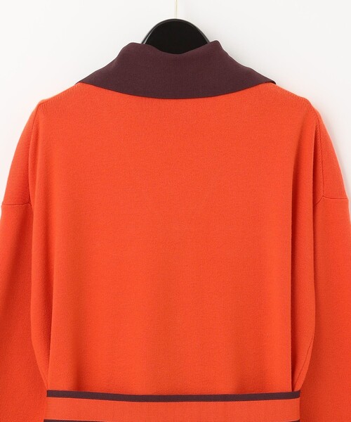 Diagram（ダイアグラム）の「バイカラー襟付ニットワンピース