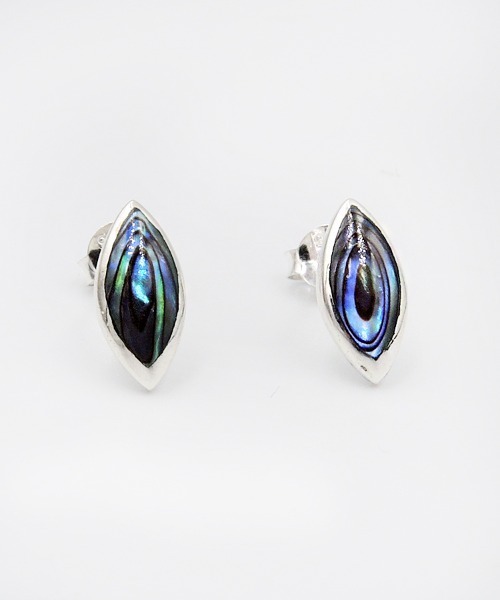 TONE SELECT GOODS(トーンセレクトグッズ)の「【925 SILVER ACC】マーキスストーンピアスSV925(OG)(ピアス(両耳用)・レディース・ホワイト/ブラック/ターコイズブルー/レッド・FREE)」の1枚目の写真