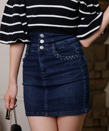 ロープエッジdenim スカート
