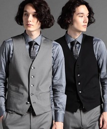 MONSIEUR NICOLE | バーズアイジャージー リバーシブルジレ(ベスト)