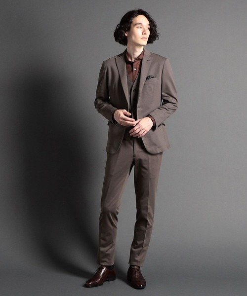 MONSIEUR NICOLE（ムッシュニコル）の「バーズアイジャージー リバーシブルジレ（ベスト・メンズ・ベージュ/グレー/その他1・MEDIUM/LARGE/X-LARGE）」の7枚目の写真