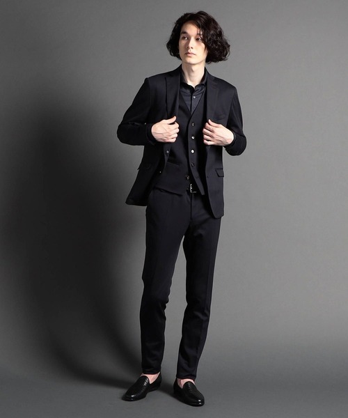 MONSIEUR NICOLE（ムッシュニコル）の「バーズアイジャージー リバーシブルジレ（ベスト・メンズ・ベージュ/グレー/その他1・MEDIUM/LARGE/X-LARGE）」の11枚目の写真