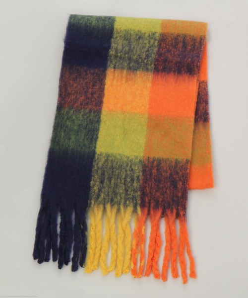 RAGEBLUE（レイジブルー）の「ブロックチェック/フトフリンジストール