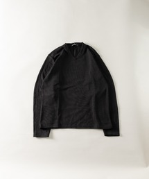 BARCEDOS（バルセドス）の「ニットフリース 裏起毛 Vネック ロングTシャツ（Tシャツ/カットソー・メンズ）」