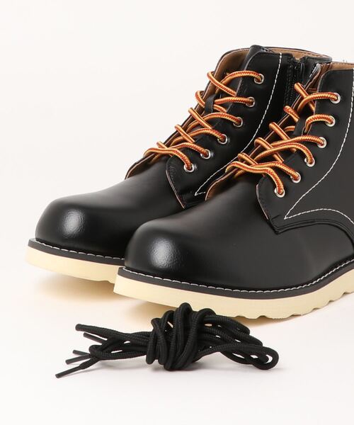STYLEBLOCK（スタイルブロック）の「替え紐付きレースアップブーツ（ブーツ・メンズ・レッド系その他/ブラウン/ブラック・27.0cm/26.5cm/28.0cm/26.0cm/25.0cm/25.5cm）」の7枚目の写真