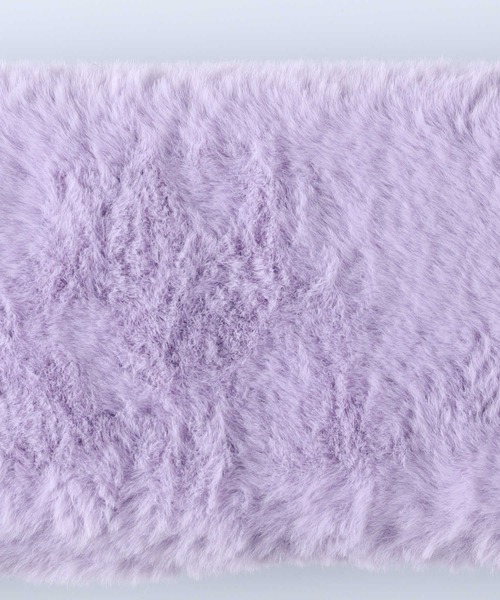 Right-on（ライトオン）の「差し込みマフラー（マフラー・キッズ・ベージュ/ホワイト/パープル・ONE SIZE）」の5枚目の写真