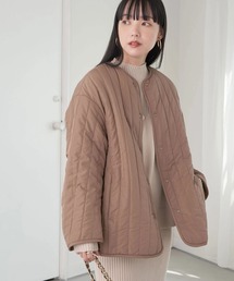 earth music&ecology | ボアキルティングリバーシブルコート(その他アウター)