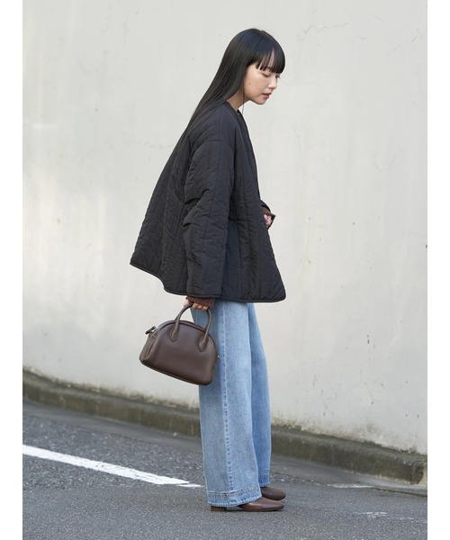 earth music&ecology(アースミュージックアンドエコロジー)の「ボアキルティングリバーシブルコート(その他アウター・レディース・カーキ/アイボリー/ブラック/モカ・M/L)」の21枚目の写真