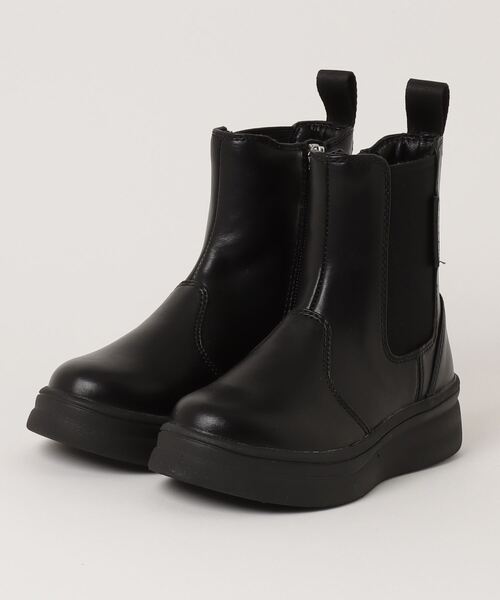NUOVO(ヌオーヴォ)の「NUOVO ヌオーヴォ S GORE(19-24) ガールズブーツ N9316J MONO BLACK(ブーツ・キッズ・ブラック・22.0cm/23.0cm/21/20/19/24.0cm)」の1枚目の写真