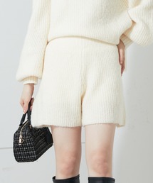 Chico | 【SETUP対応】畦編ニットショートパンツ(その他パンツ)