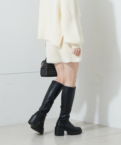 Chico（チコ）の「【SETUP対応】畦編ニットショートパンツ（その他パンツ・レディース・アイボリー/グレイッシュベージュ/チャコールグレー・FREE）」の19枚目の写真