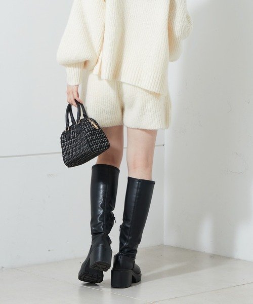 Chico（チコ）の「【SETUP対応】畦編ニットショートパンツ（その他パンツ・レディース・アイボリー/グレイッシュベージュ/チャコールグレー・FREE）」の20枚目の写真