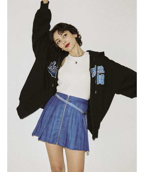 jouetie（ジュエティ）の「ZIPタックミニスカパン（その他パンツ・レディース・ブラック/グレー/アイボリー/ブルー・MEDIUM）」の15枚目の写真