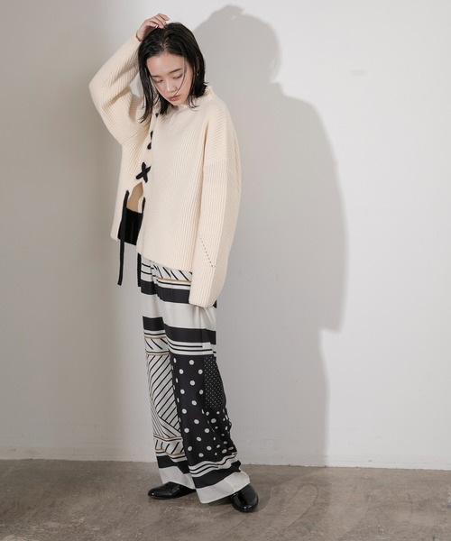 【専用】Eimee Law エイミーロウ　かぎ針刺繍ニットパンツ Eimee Law（エイミーロウ）の「かぎ針刺繍ニットパンツ（その他