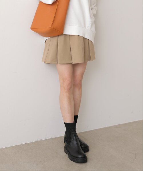 RAY CASSIN（レイカズン）の「ボックスタックミニスカート（スカート・レディース・ブラック/ブラウン/ベージュ・FREE）」の11枚目の写真