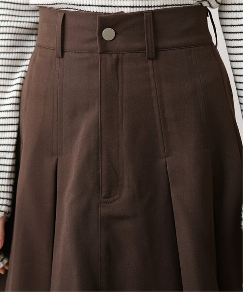 RAY CASSIN（レイカズン）の「ボックスタックミニスカート（スカート・レディース・ブラック/ブラウン/ベージュ・FREE）」の19枚目の写真