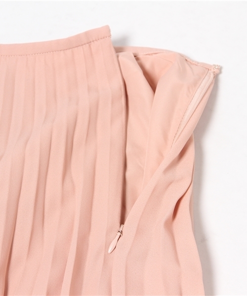 earth music&ecology(アースミュージックアンドエコロジー)の「プリーツミディスカート(スカート・レディース・ピンクベージュ・MEDIUM/SMALL)」の7枚目の写真