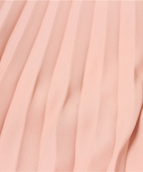 earth music&ecology(アースミュージックアンドエコロジー)の「プリーツミディスカート(スカート・レディース・ピンクベージュ・MEDIUM/SMALL)」の2枚目の写真