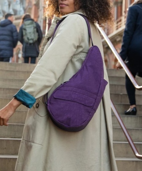 The Healthy Back Bag（ヘルシーバックバッグ）の「【HEALTHY BACK BAG】テクスチャードナイロン 6303（バックパック/リュック・レディース・ブラック/パープル/ブルー/ブラウン・FREE）」の4枚目の写真