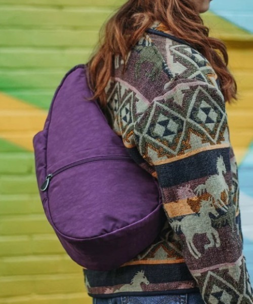 The Healthy Back Bag（ヘルシーバックバッグ）の「【HEALTHY BACK BAG】テクスチャードナイロン 6303（バックパック/リュック・レディース・ブラック/パープル/ブルー/ブラウン・FREE）」の22枚目の写真