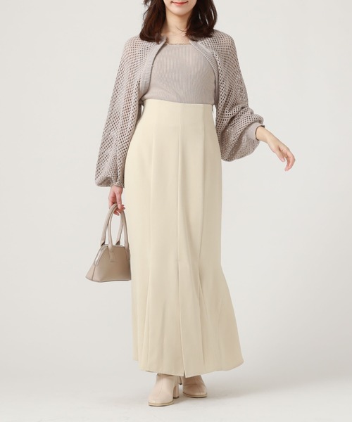 archives（アルシーヴ）の「チェーンニットボレロアンサンブル（ニット/セーター・レディース・ブルー/アイボリー/ブラック/グレイッシュベージュ・MEDIUM）」の10枚目の写真