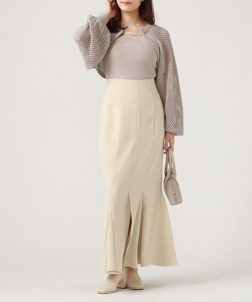 archives（アルシーヴ）の「チェーンニットボレロアンサンブル（ニット/セーター・レディース・ブルー/アイボリー/ブラック/グレイッシュベージュ・MEDIUM）」の11枚目の写真