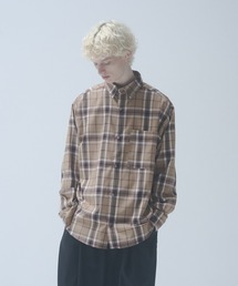 CLASSIC CHECK OVERSIZED  SHIRT - クラシックチェックオーバーサイズシャツ