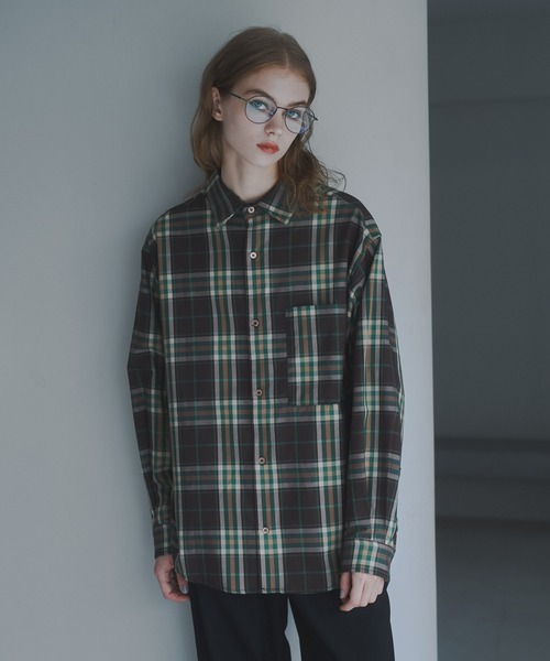 セール】CLASSIC CHECK OVERSIZED SHIRT - クラシックチェックオーバー