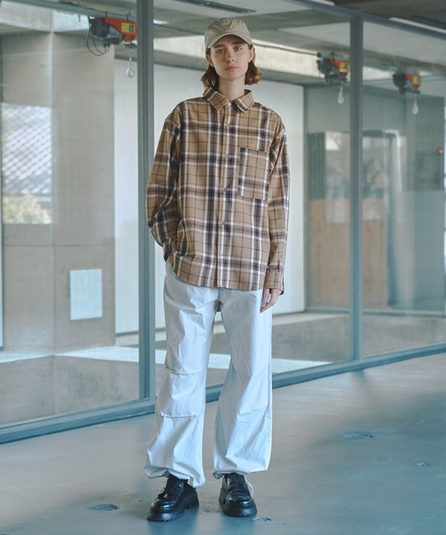 セール】CLASSIC CHECK OVERSIZED SHIRT - クラシックチェックオーバー
