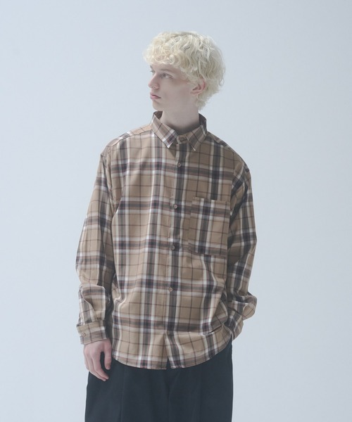 トップス W broadcloth trad check shirt size2 OVY トップス W broadcloth trad check shirt size2 OVY 1930s