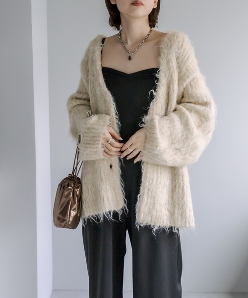 mystic(ミスティック)の「シャーリングミニショルダーバッグ(ショルダーバッグ・レディース・ブラック/シルバー/ゴールド/ホワイト/ネイビー/シルバー系その他2/イエロー・ONE SIZE)」の11枚目の写真