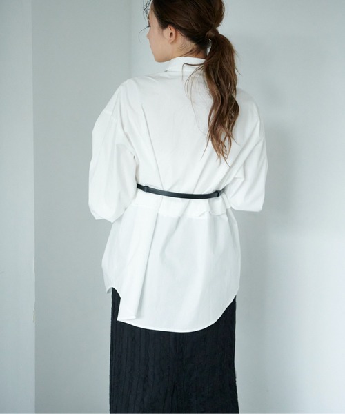 FREE'S MART(フリーズマート)の「◆マルチウェイビッグシャツ(シャツ/ブラウス・レディース・ホワイト/グリーン/ブルー・SMALL/MEDIUM)」の7枚目の写真