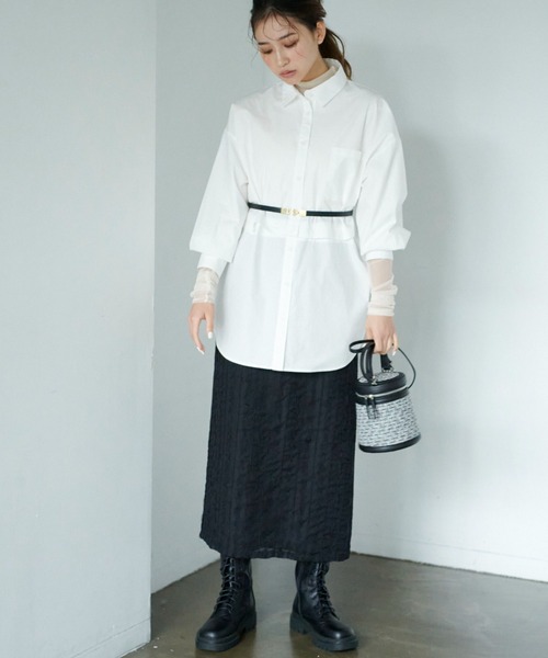 FREE'S MART(フリーズマート)の「◆マルチウェイビッグシャツ(シャツ/ブラウス・レディース・ホワイト/グリーン/ブルー・SMALL/MEDIUM)」の11枚目の写真