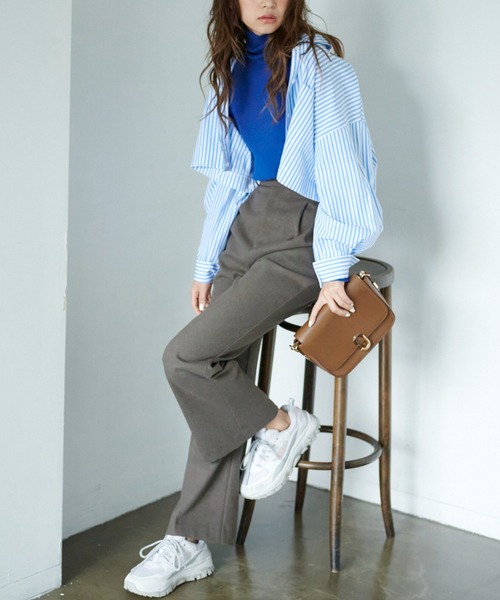 FREE'S MART(フリーズマート)の「◆マルチウェイビッグシャツ(シャツ/ブラウス・レディース・ホワイト/グリーン/ブルー・SMALL/MEDIUM)」の17枚目の写真