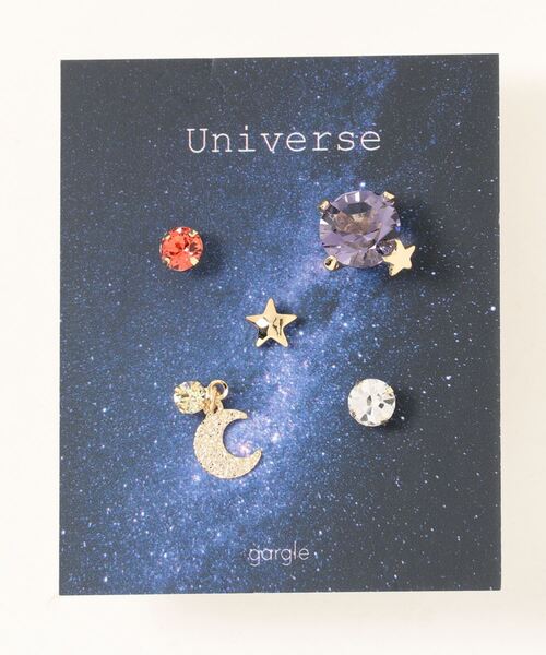 【GIRLS CREW】4点セット☆宇宙モチーフ ピアス GIRLS CREW】4点セット☆宇宙モチーフ ピアス