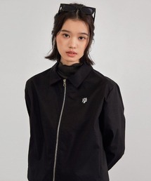 A'GEM/9 × .kom『muah muah/ムーアムーア』SIGNATURE LOGO POINT 2WAY ZIPUP JACKET/シグニチャー ロゴ ポイント ジップアップ ジャケット