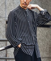 EDIFICE LA BOUCLE | 【LA BOUCLE / ラブークル】スタンドカラーシャツ パターン(シャツ/ブラウス)