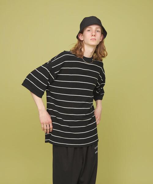 CITEN（シテン）の「＜CITEN＞ワッフル ボーダー Tシャツ（Tシャツ 